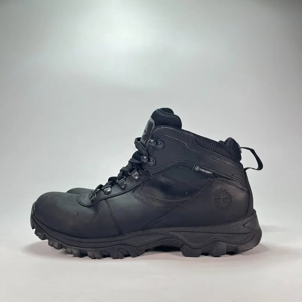 Timberland Mt Maddsen Mid Black Waterproof Hiking Boots TB12731R001 Men’s 10.5
